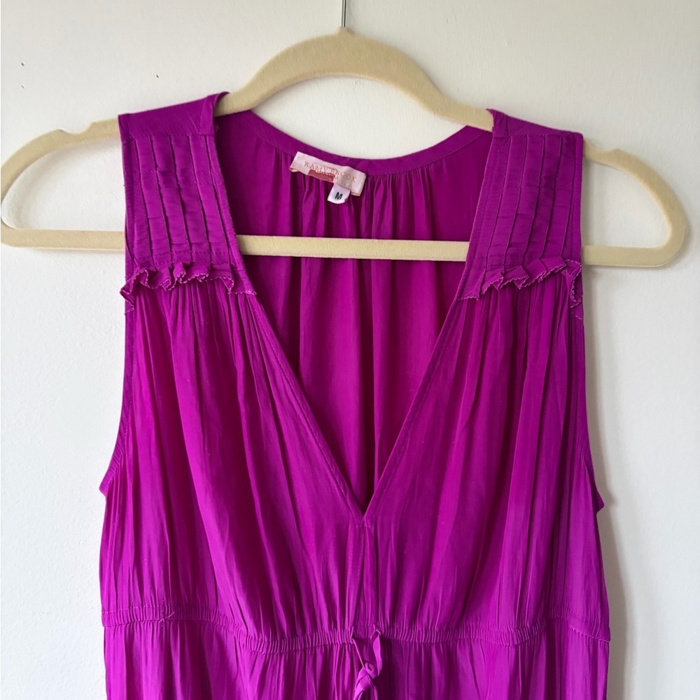 RAMY BROOK Hadley Purple Tiered Dress Size Medium - Picture 6 of 11